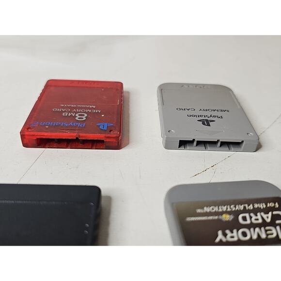Lot Of 5 Memory Cards for Sony PlayStation Inc Unbranded, OEM, SCPH-10020 MORE - Picture 5 of 12